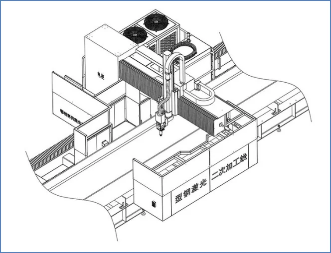 Comprehensive Steel Construction CNC I Beam Drilling Machine Fori Machining