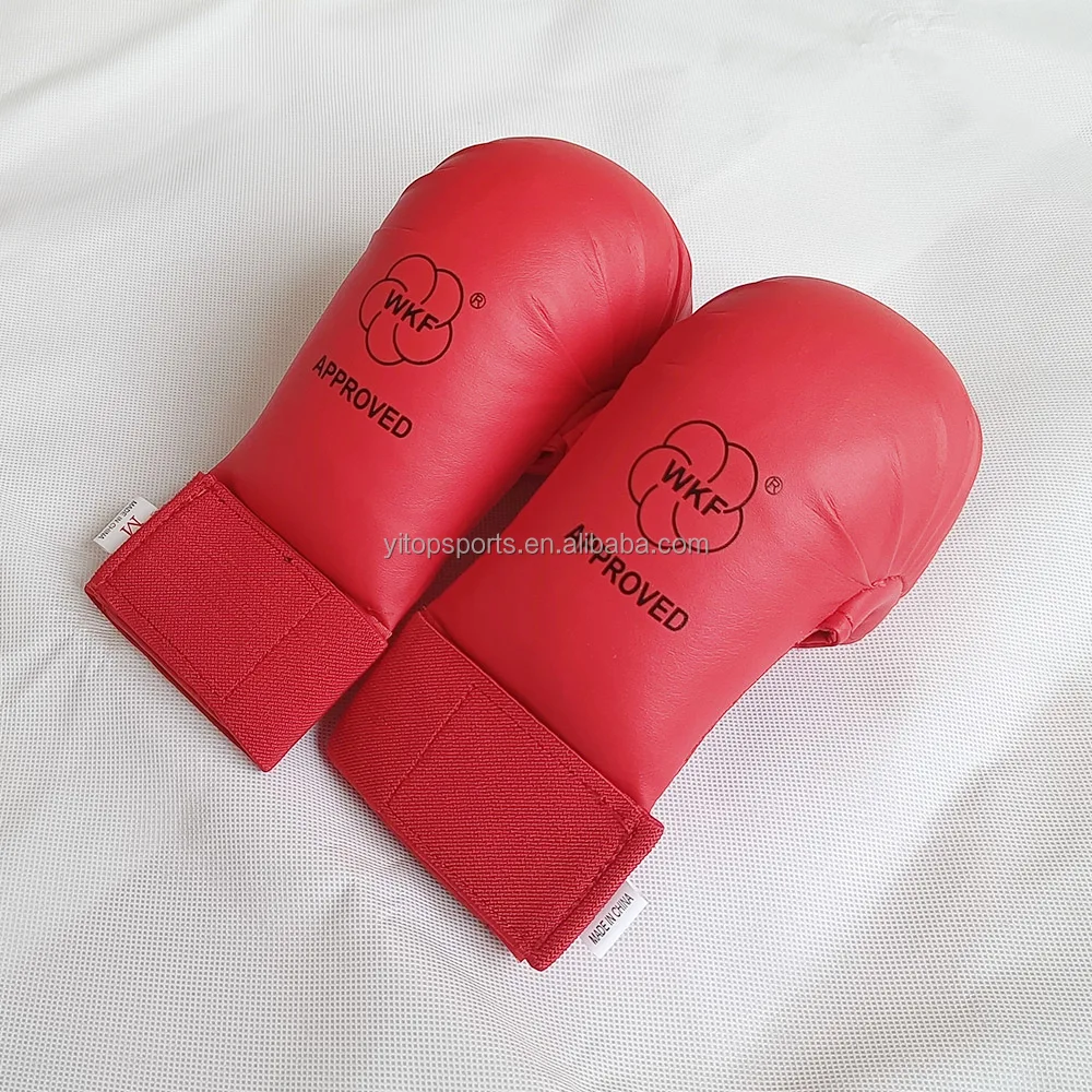 Перчатки для каратэ wkf горячая распродажа рукавицы без большого