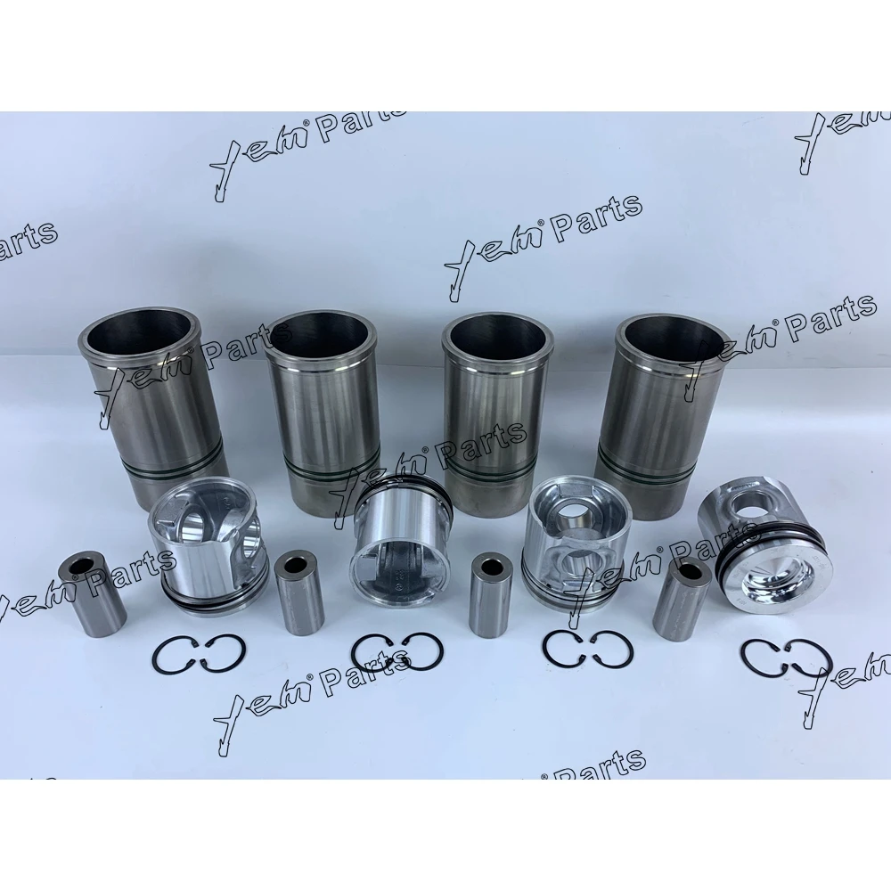 BF4M1013 Cylinder Liner Kit With Pistons Rings Liner for Deutz 2