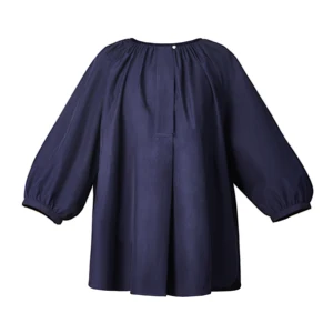 Wholesale Custom Summer Elegant Round Neck Women 2026 New Fashion Short Sleeve Office Work Lady Shirt Casual Ladies Blouses