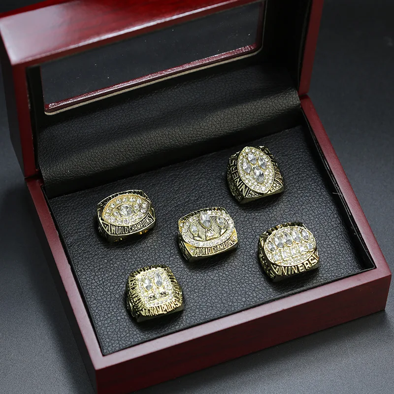 Wholesale San Francisco 49ers Championship Ring Set With Display