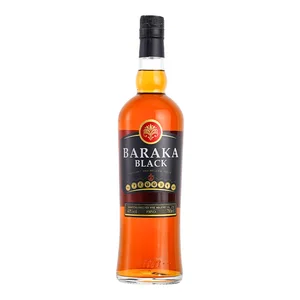 Factory-Produced BARAKA BLACK Rum 70cl 40% ABV Grade a for B2B Wholesale & Bulk Orders