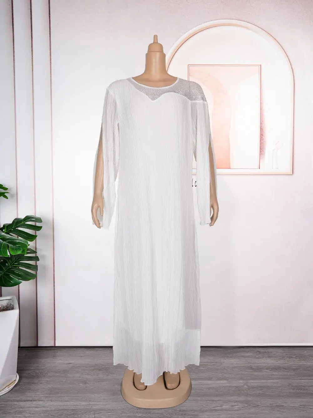 Solid Color Elegant Kaftan Maxi Dresses African Woman Abaya Kimono Boubou  Summer Casual Long Dress Robe