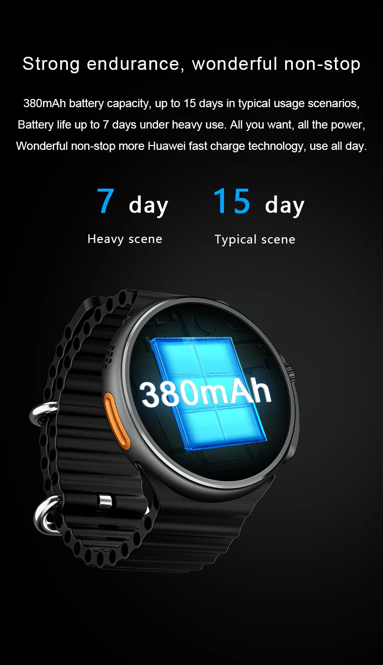 Best Seller V3 ULTRA MAX HD Screen 15 Long Endurance Smart Watch NFC B Pressure SOS Emergency Call Sleep Tracker