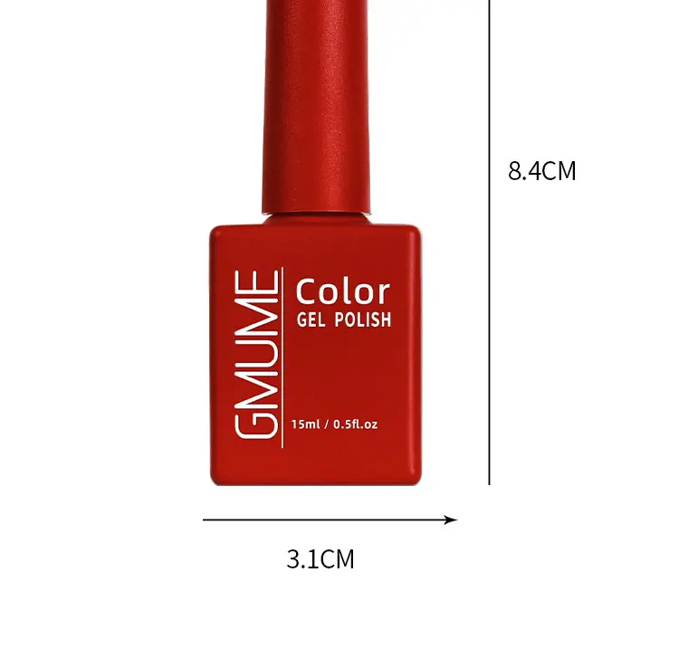 GMUME 15ml private label long lasting gel polish uv beauty products nail art paint 60 color wholesale soak off gel polish