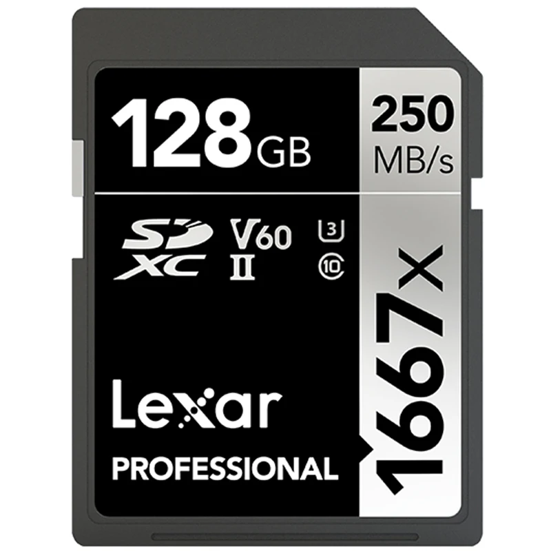 Lexar 1667 X Pro High Speed 250 Mb/s V 60 Memory Card 256 Gb Uhs Ii Sd Card  4k Hd Sd Memory Card Video Camera - Buy Lexar Sd Memory Card 64gb,Sd Memory  Card Hd,Memory Card For Slr Camera Product on