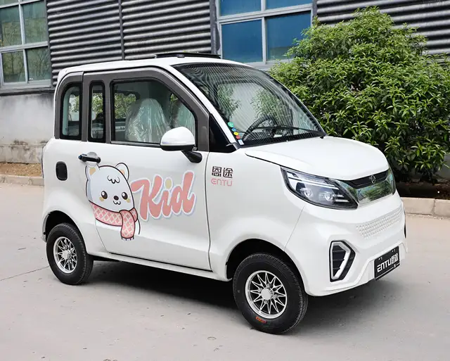 New Design Auto Electrico Carros 4-Wheel 2-Door Ev Car Made in China New Energy Vehicles Mini Car for Adult
