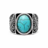 Ancient silver, turquoise