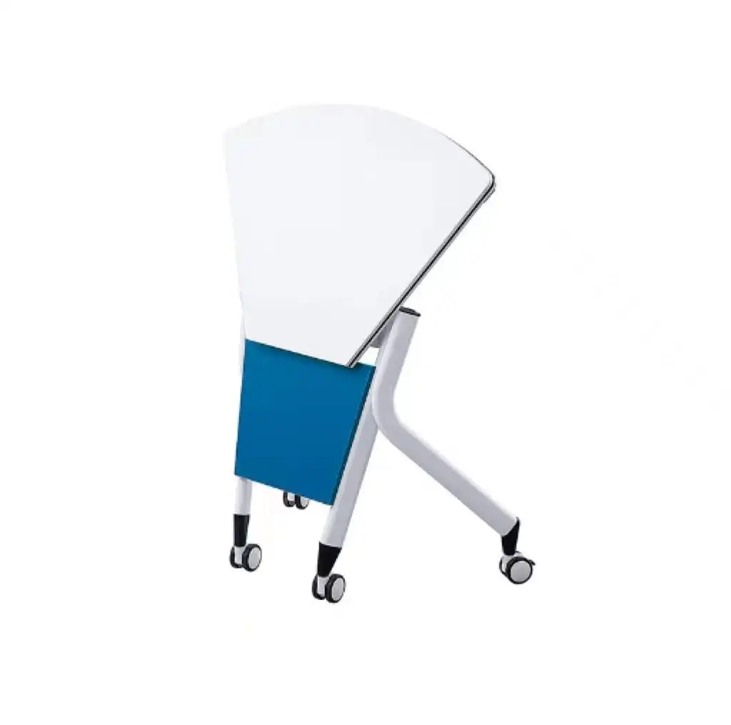 Spliced Hexagonal Office Training Table Simple Movable Meeting Table