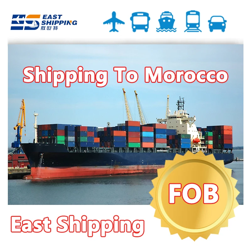 FCL LCL Shipping To Morocco Chinese Cargo Shipping Agent Freight Forawarder Sea Freight From China Shipping To Morocco