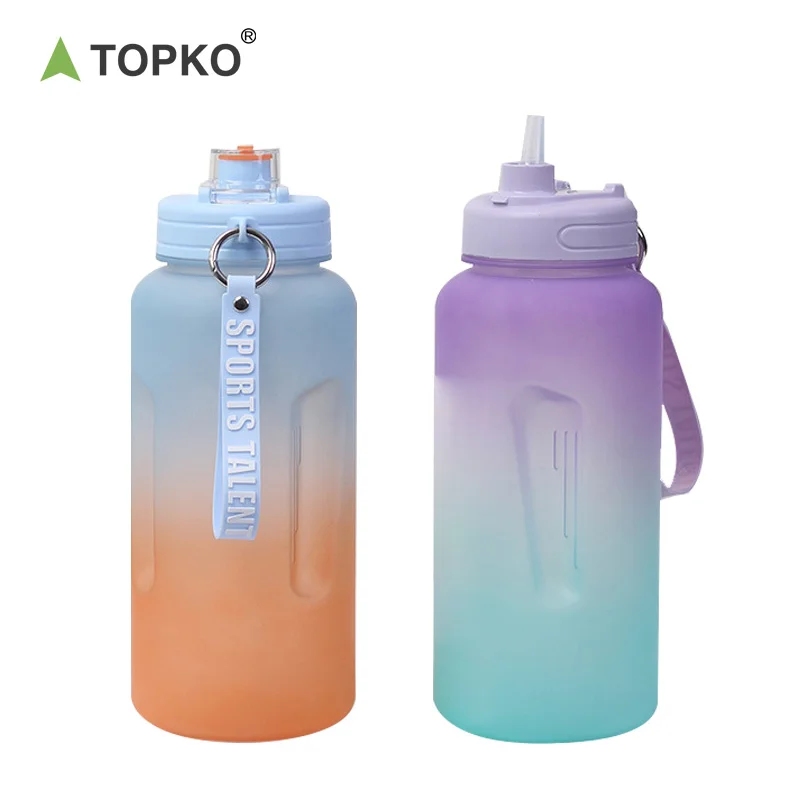 Бутылка для питьевой воды TOPKO Sports life бутылка большой емкости фитнеса бега походов с маркером