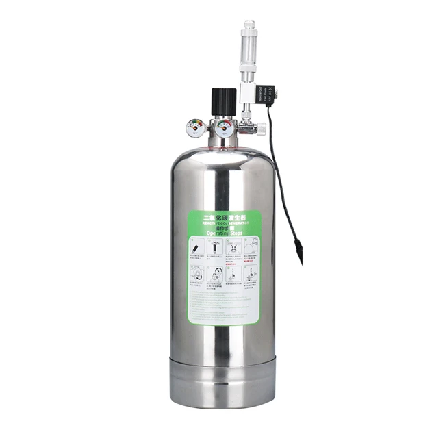 CO2ジェネレーター 2000ml CO2 SYSTEMS Aquarium CO2 Cylinder Generator ZRDR - Sustainable & Versatile