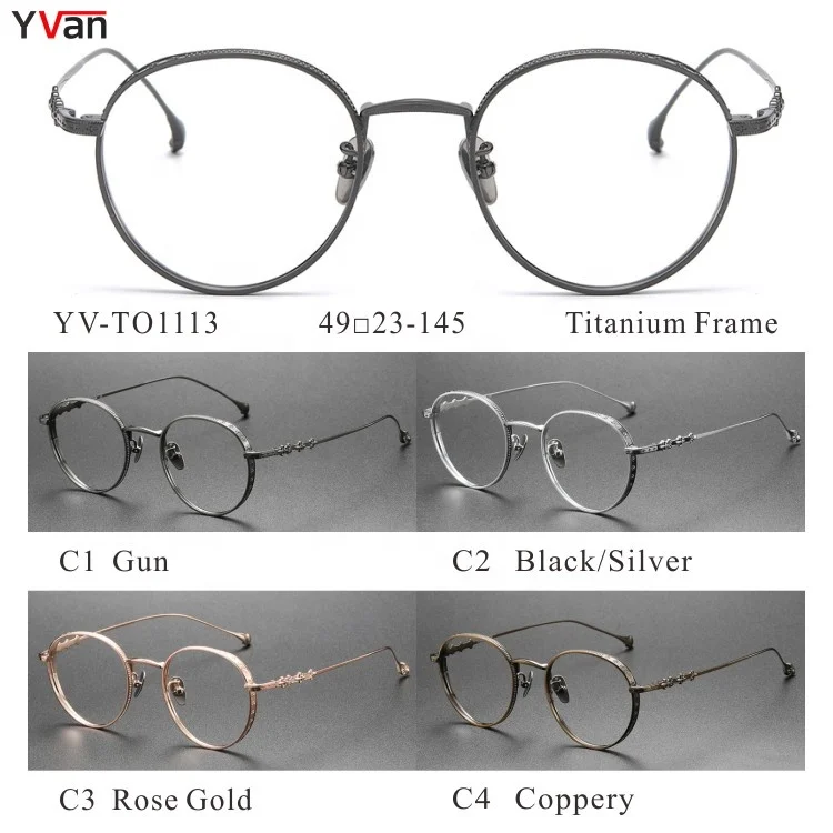 Funky Titanium Spectacle Frames for Ladies Solid Pattern Eyewear Eyeglass Frames with Advance Oval Optical Glasses