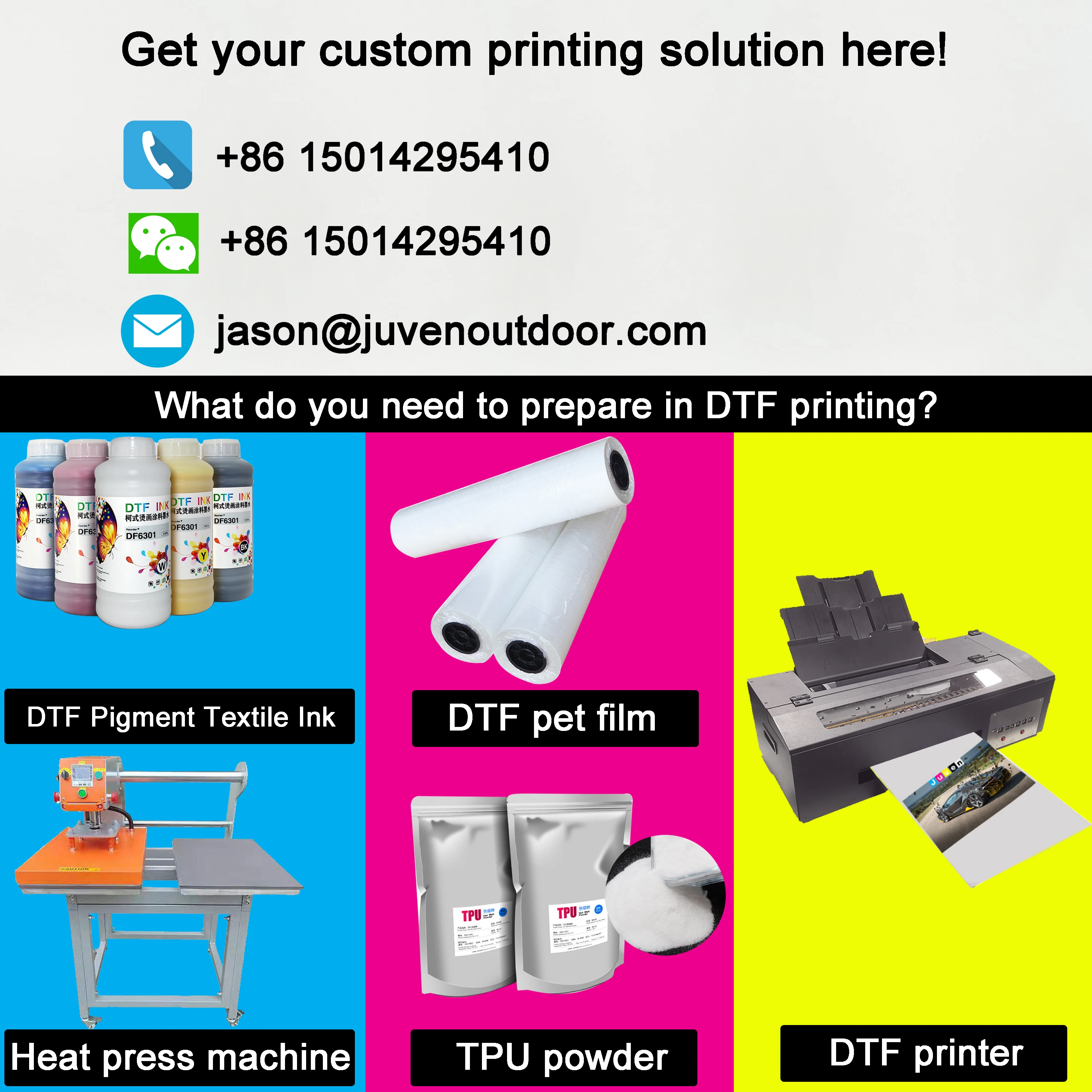 Dtf 프린터 인쇄기 디지털 A3 Dx5 헤드 화이트 잉크 열전달 애완 동물 필름 잉크젯 Dtf L1800 프린터 기계