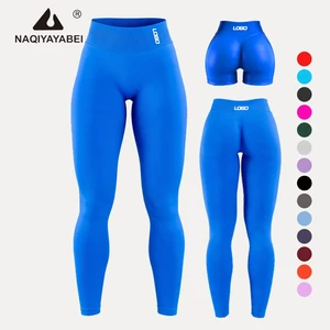 Women Seamless Impact Shorts High Stretch Yoga Leggings Scrunch Butt Fitness Gym Wear Ropa Deportiva Mujer