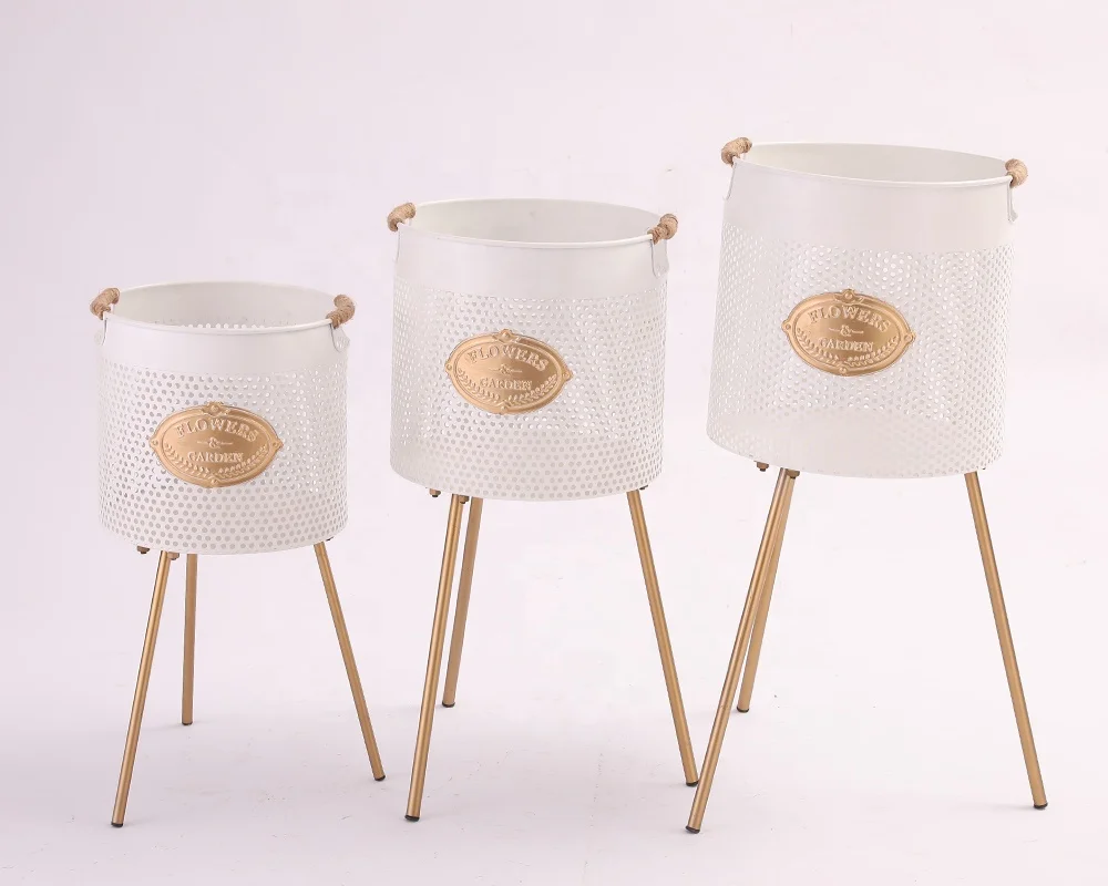 flower pot holder metal home decor