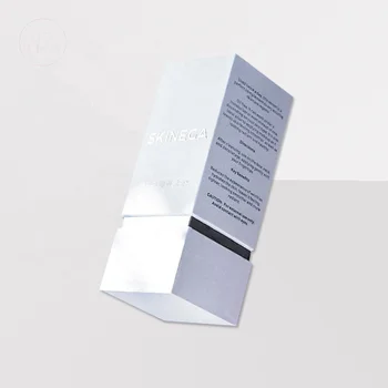 Custom Square Paper Box for Cosmetics Nail Polish Essential Oils Packaging Gift Set Sponge Liner Matt Lamination Printing