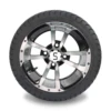 225/30-14 Machined/Gloss Black