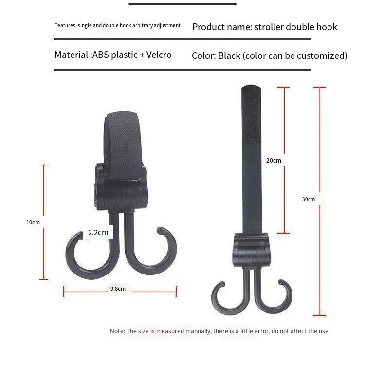 New multi-functional electric vehicle hook double cart package baby stroller hook multi-functional bike supplier