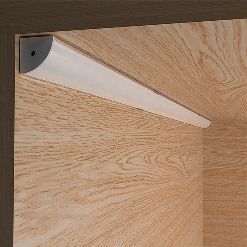 V Shape 10*10MM 16*16MM 18*18MM 30*30MM Corner Led Lighting Profiles 1M 2M 2.5M 3M 4M Aluminum Led Corner Profiles