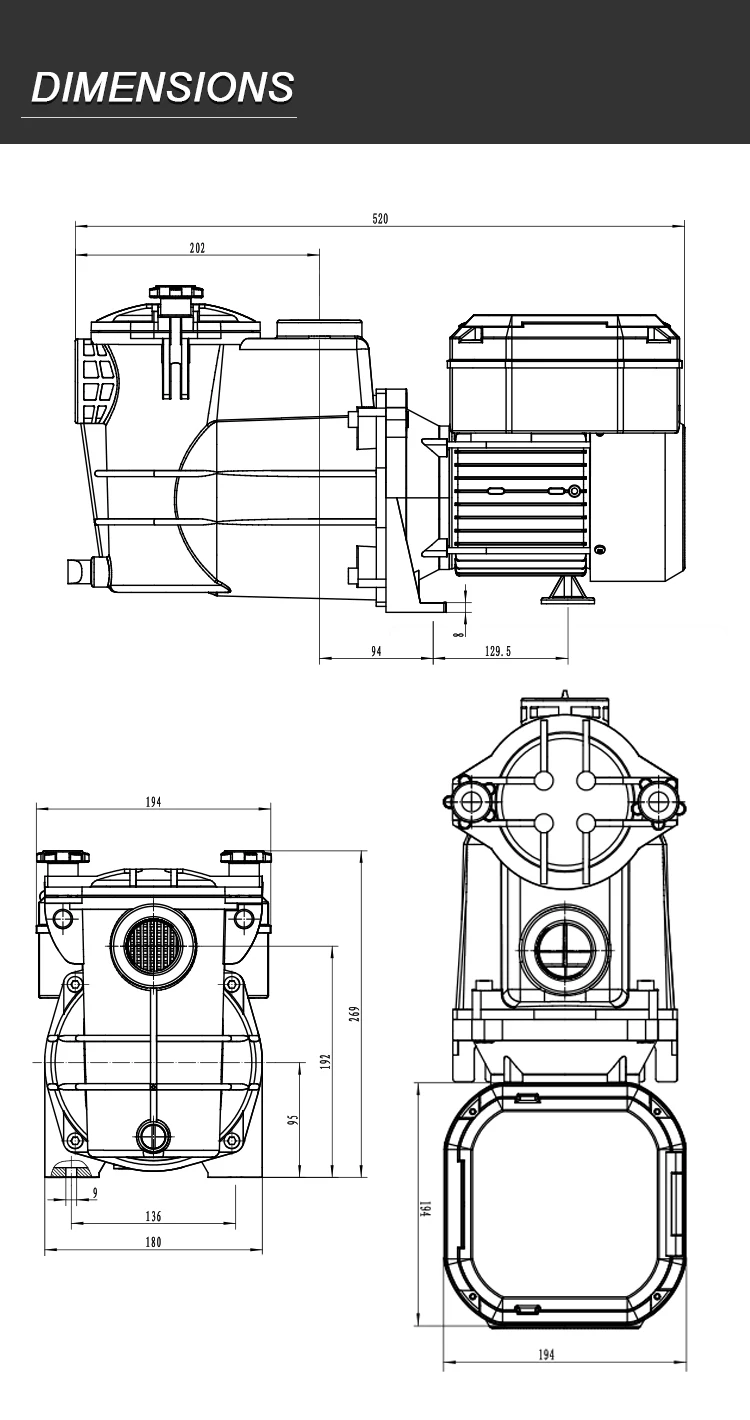 Starmatrix Smpwa551 Ce Gs Etl Energy Star Pool Pump With Solar Panels Swimming Pool Sand Filter