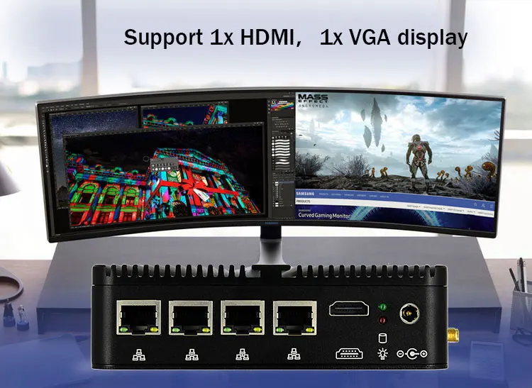 mini pc 4 Lan