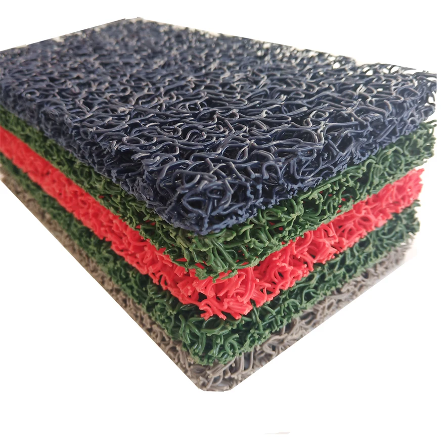 Customized Spaghetti Mat Unbacked PVC Vinyl Loop Mats Spaghetti Mat Unbanked for Canada