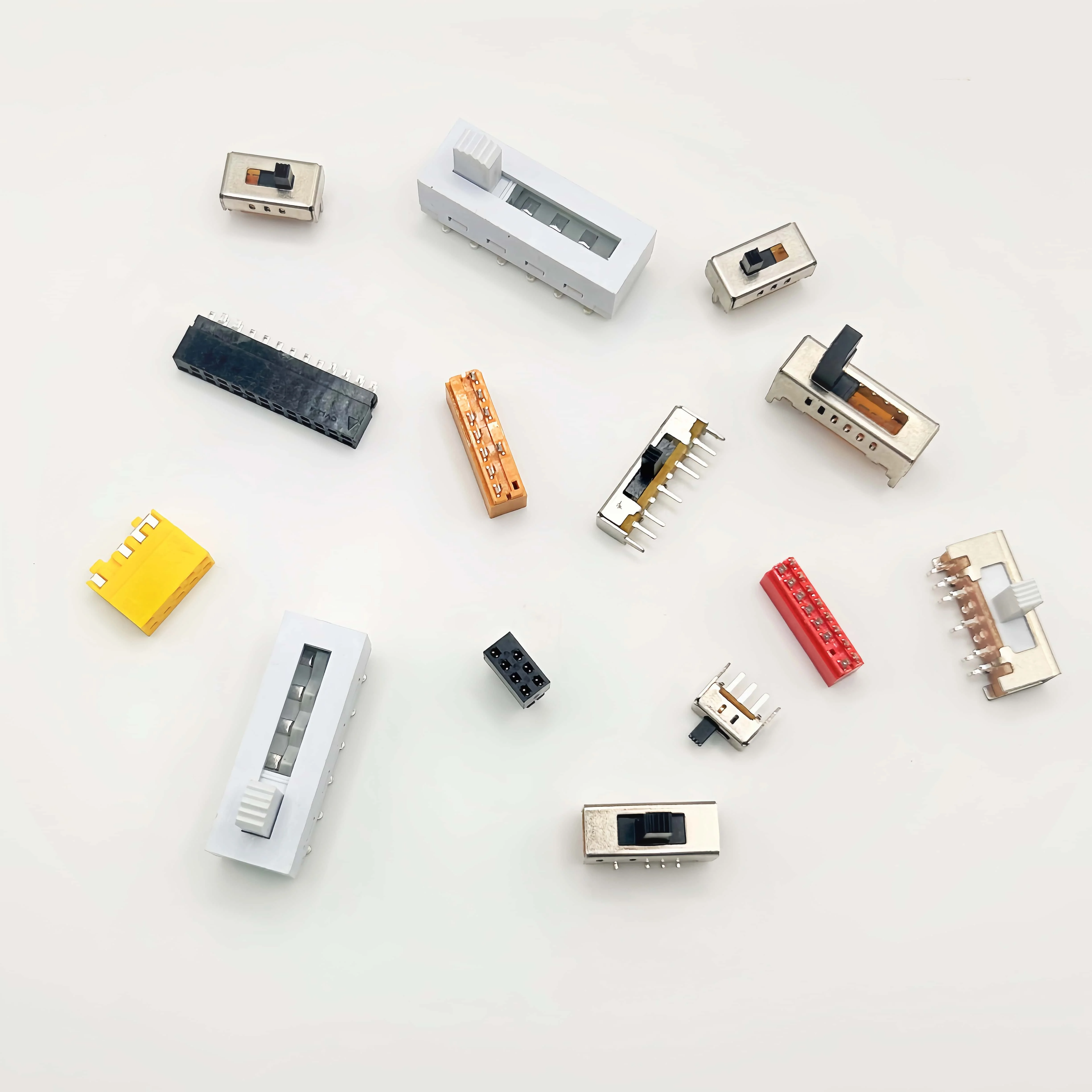 Factory Price Micro Mini Dp3t 8 Pin Slide Switches Interruptor 2p3t 8 Pin Slide Switch 3 Position Slide Switch