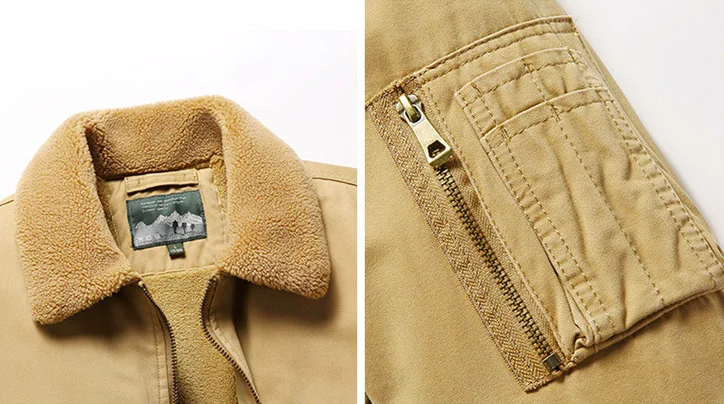 Men's Windbreaker Jacket Winter Tactical Warm Coat For Men_voghion.com