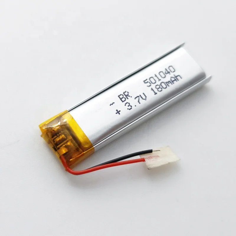 Batteria ricaricabile in Li-Polymer ad alta capacità 3.7 V 551430 180mah