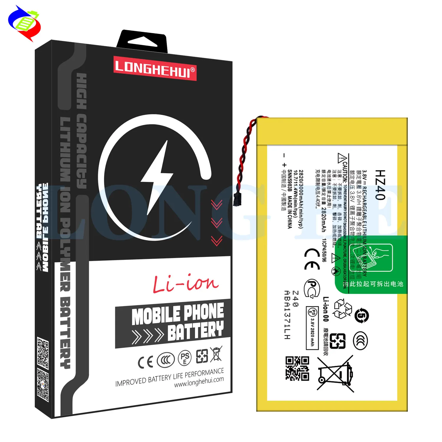 Polymer Battery for MOTO Z2 Play Battery XT1710-08 HZ40 3000mAh