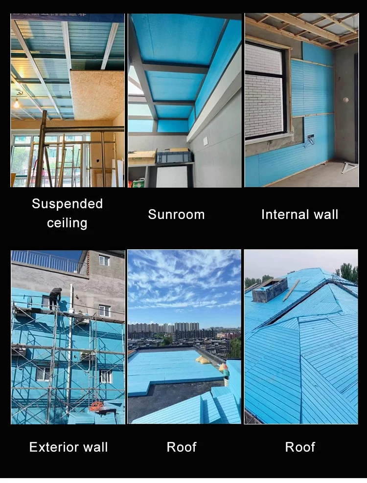 High Density Xps Foam Insulation Board Fireproof Flame Retardant