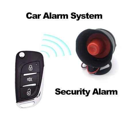 12V-24V Auto Alarm Fernbedienung Sicherheit Universal System Anti-Diebstahl  Öl System Kit Set Keyless Entry System Auto Zubehör