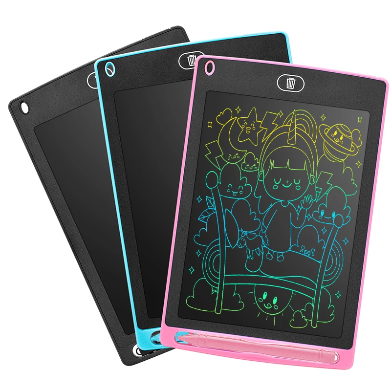 Unisex Plastic Pads Drawing and Handwriting Board with Portable  Electronic LCD Writing Tablet Kids