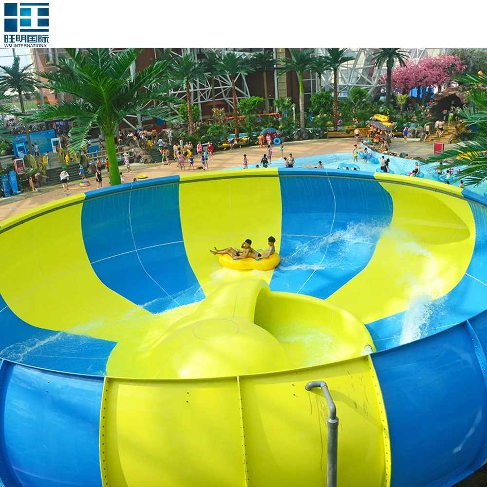 High Quality Adult Pool Water Slide Fiberglass Giant Super Bowl Design for Water Park