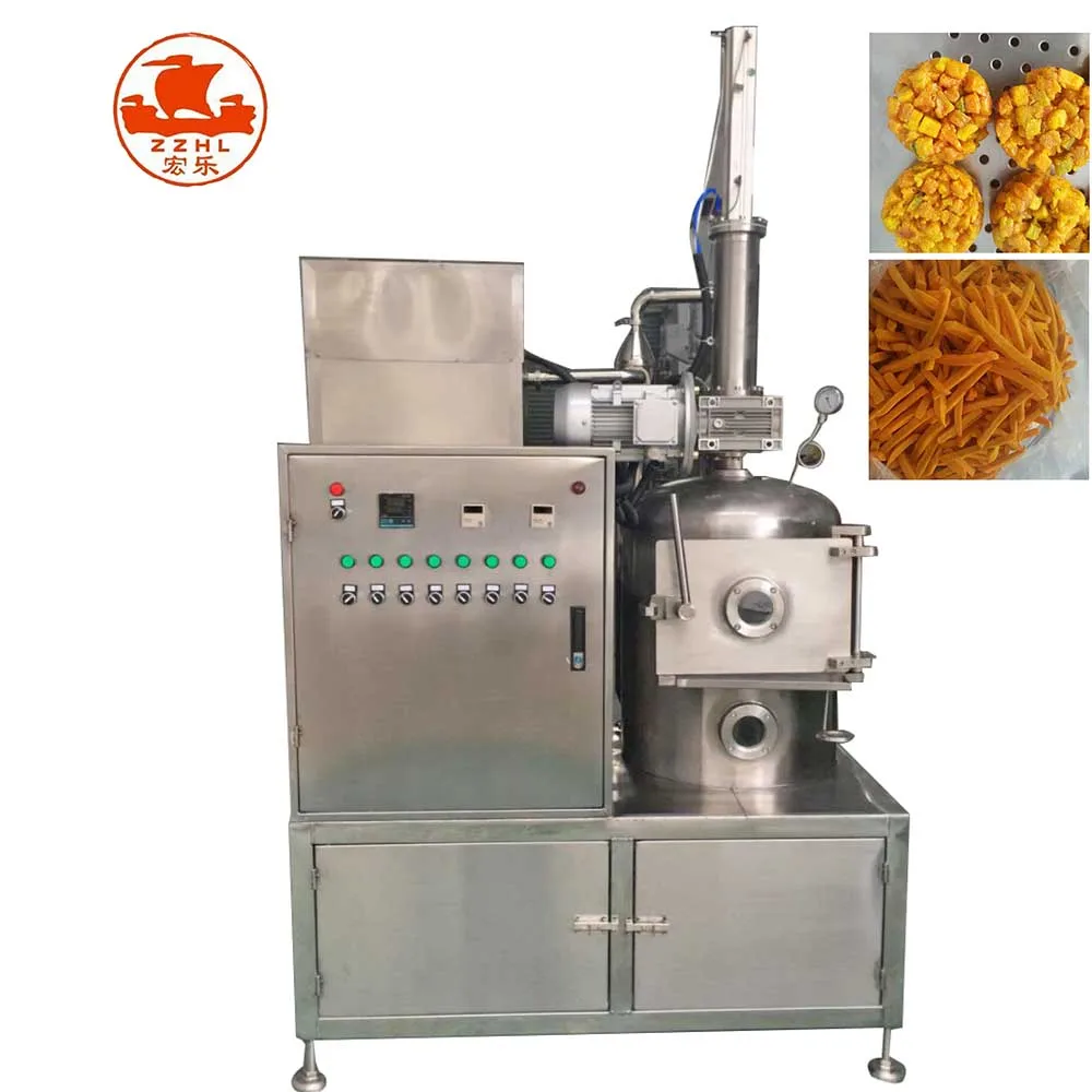 máquina de Fritura al Vacío de 10 Kg por Lote para Chips de Frutas y Verduras Fritas al Vacío