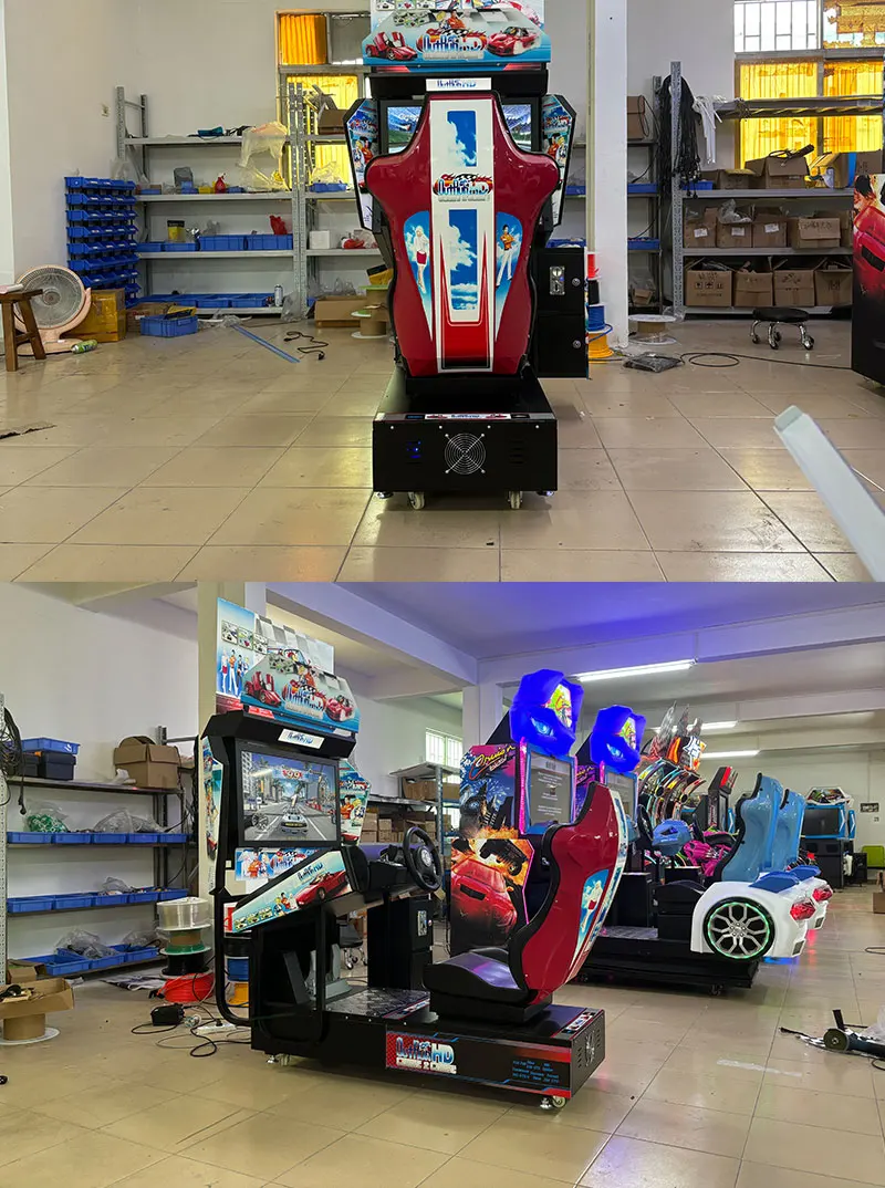 Simulator Racing Car Arcade Coin-operated Video Game Console Game Motorcycle Center Racing Console Speed Video Arcade