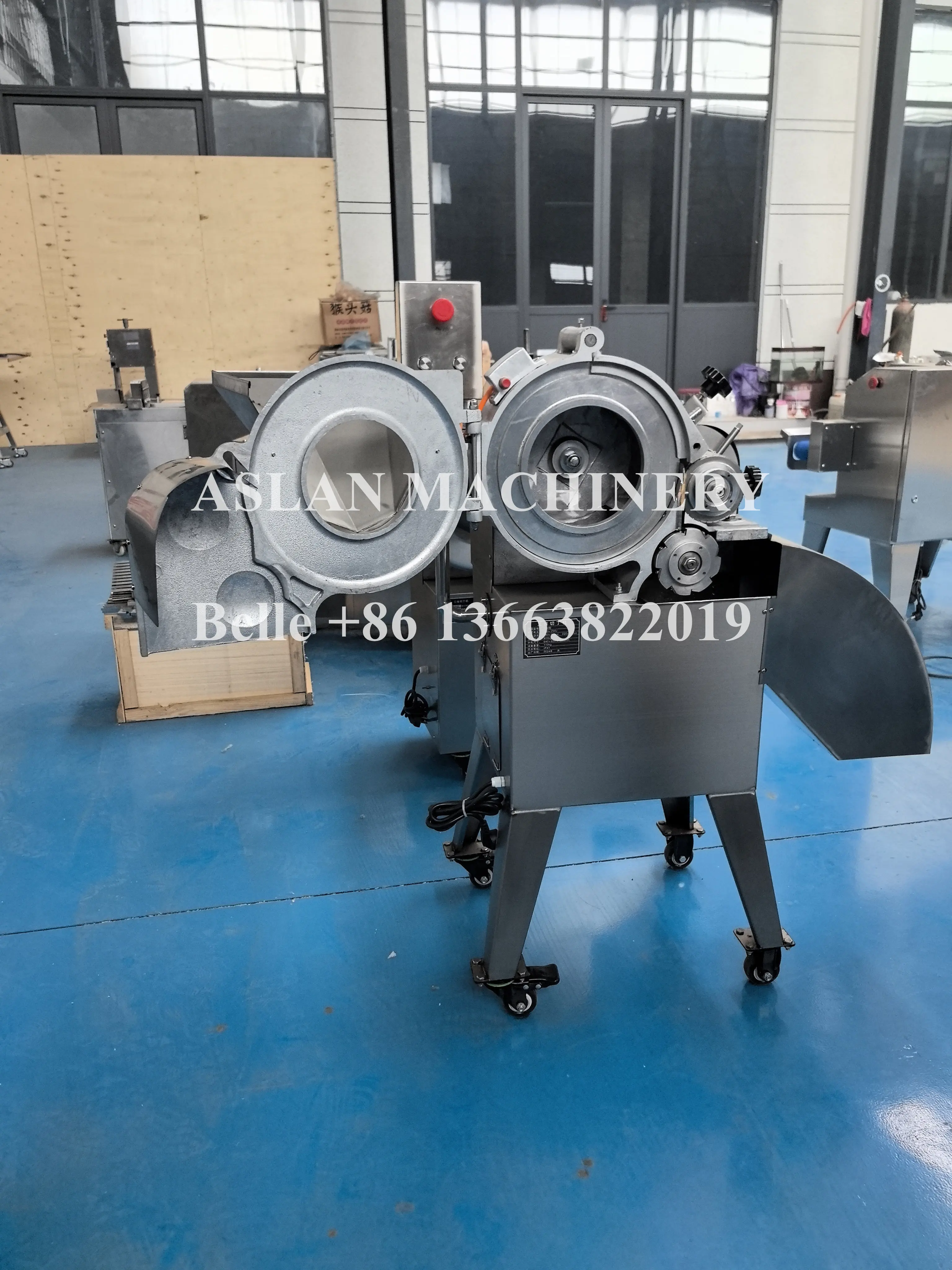 Factory Price Ginger Onion Dicing Machine Cassava Cutting Dicer Machine Carrot Onion Cube Chopper Machine
