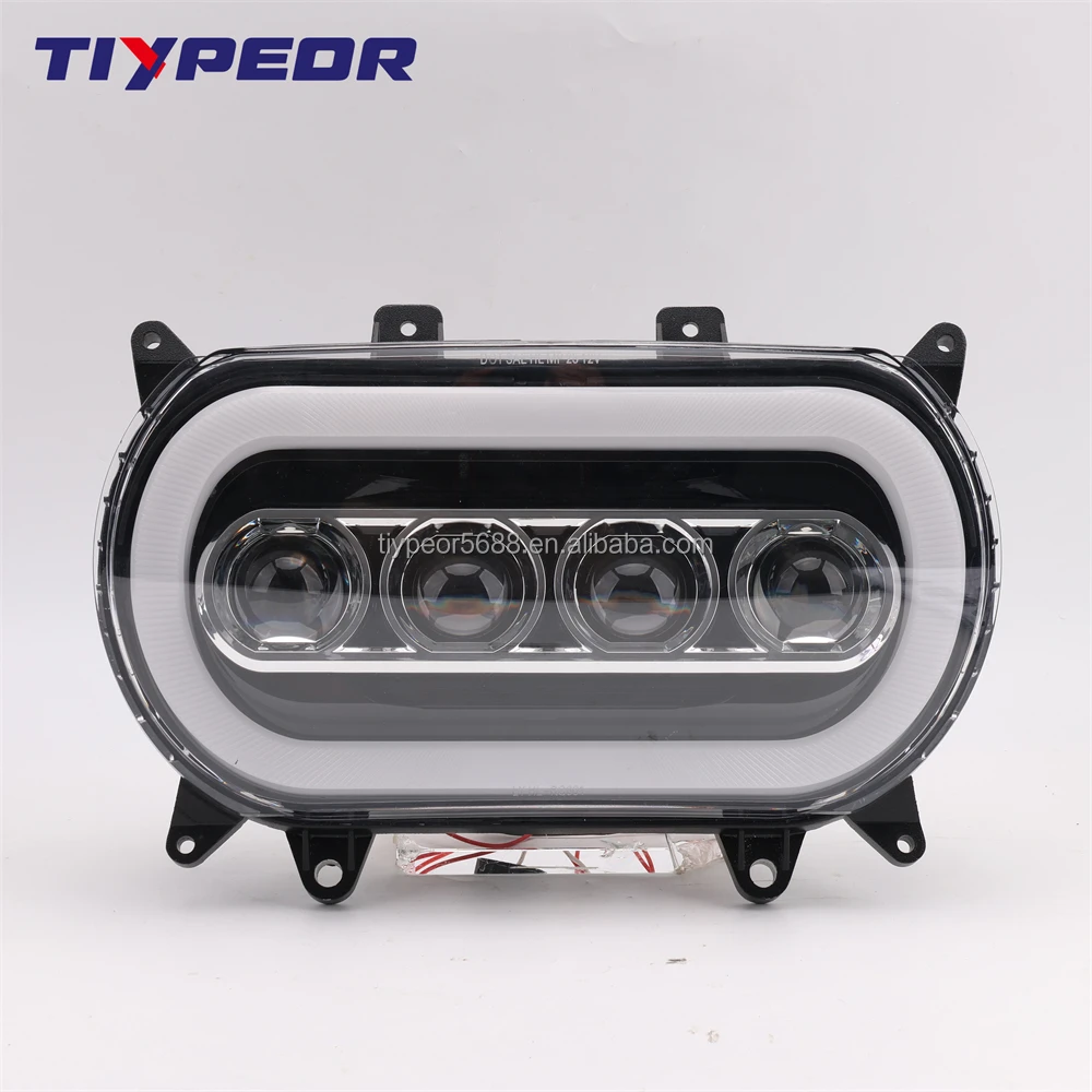 product tiypeor motorcycle lighting system high power 120w led headlights for harley road glide limited fltrk 2020 2022 led headlamp-7