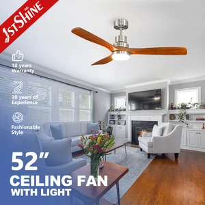 1stshine Ceiling Fan Trending Hot DC Motor Low Noise High Speed LED Lighting Ceiling Fan 110v