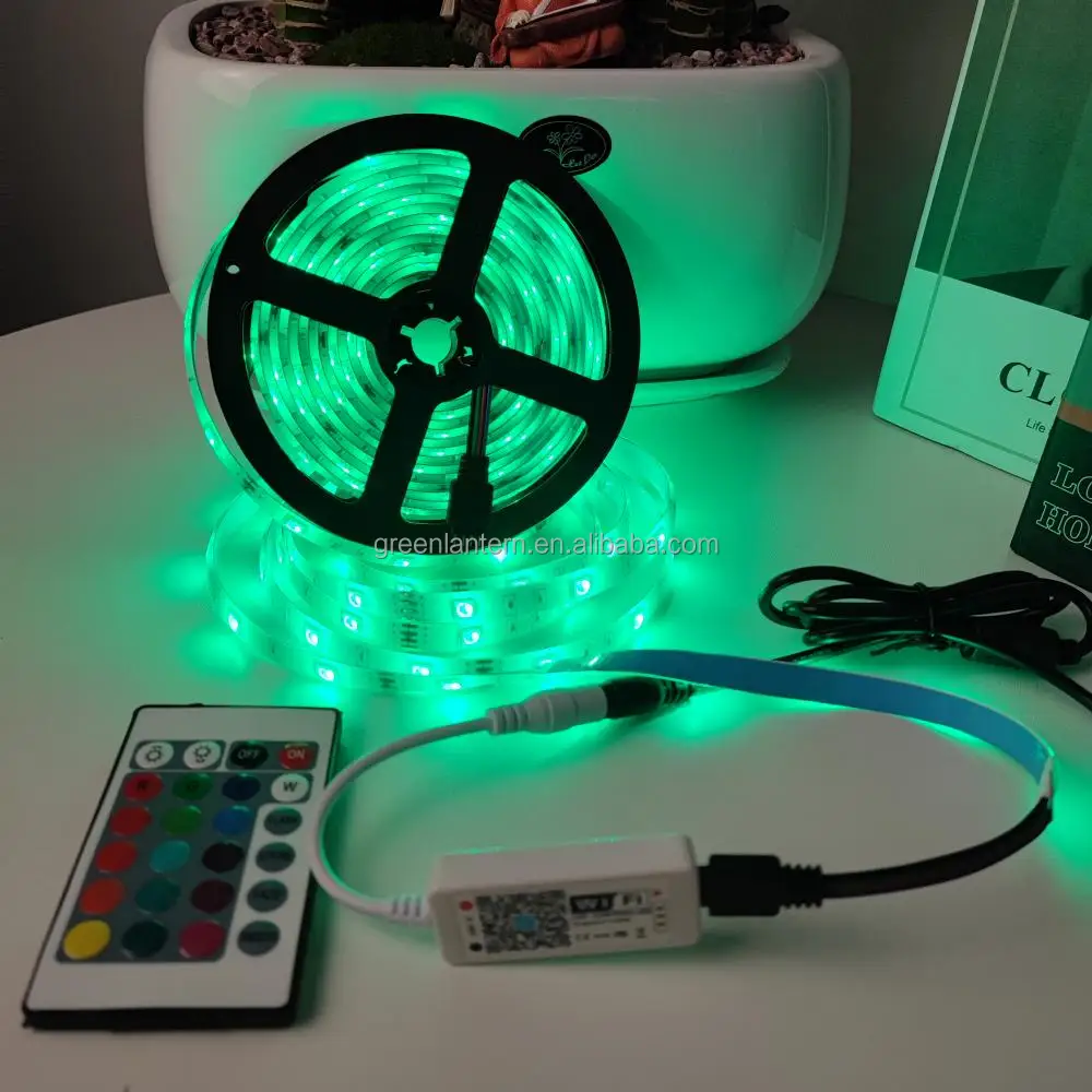 Dioche 5-24V 24 Tasti RGB LED Strip Remote Controller Wireless USB 6A