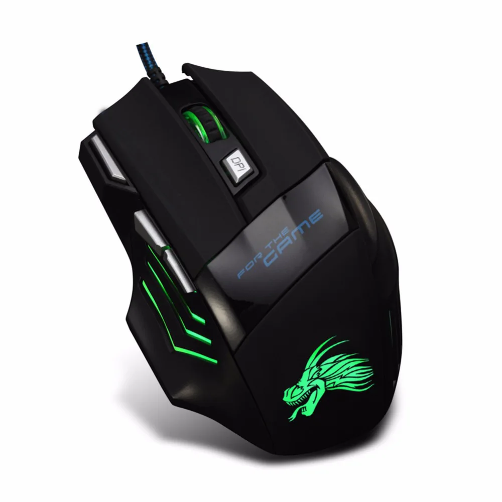 Dragon Light up Logo 7D Wired USB Gaming Mouse| Alibaba.com
