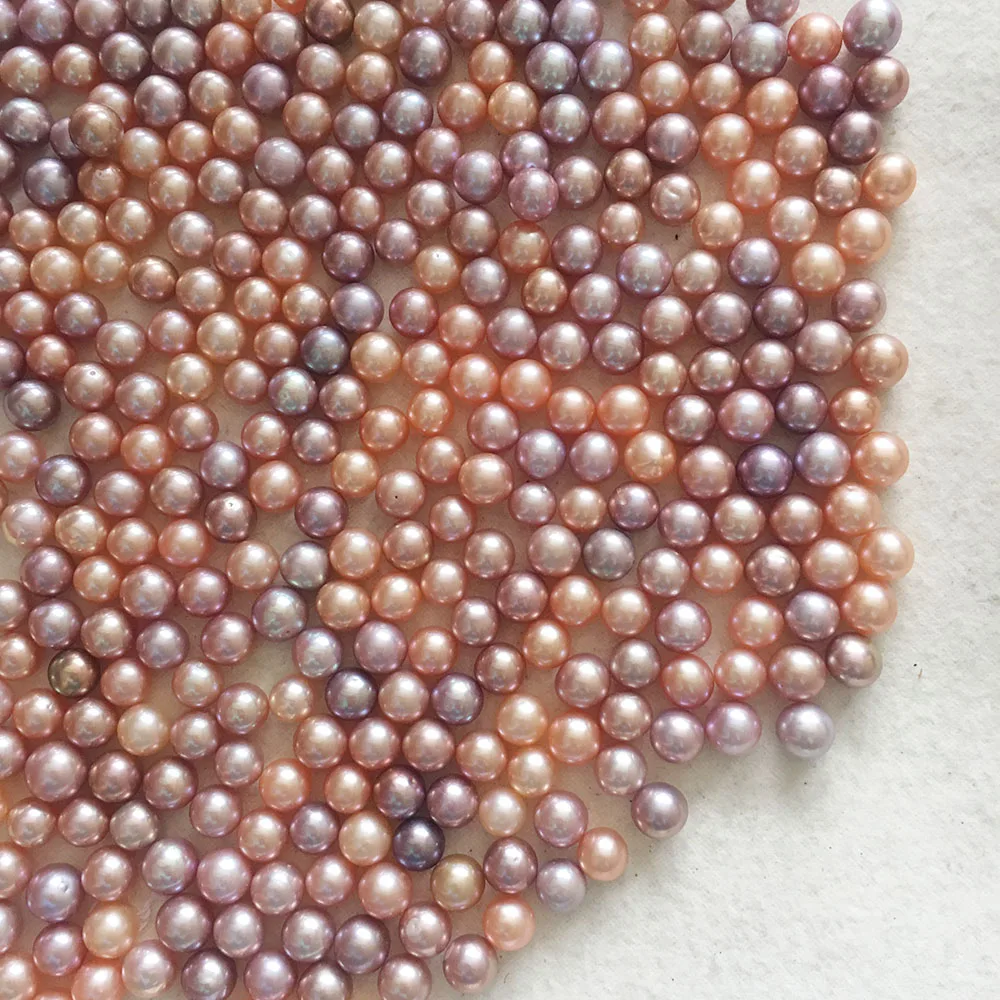 Natural Freshwater Pearl Beads High Quality Round