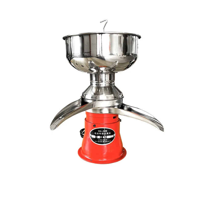 TEBAK Milk Separator Small Household Dish Separator Dish Machine Food Dairy Juice Centrifugal Dewatering Machine