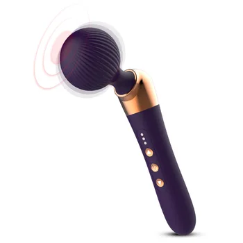 L shape Powerful Body Massage Vibrator Latest Design Japanese AV Magic Wand Adult Toy for Women Masturbation