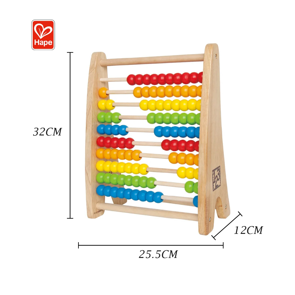 Деревянная Радужная бусина Abacus, развивающая игрушка, Интеллектуальный Abacus для детей