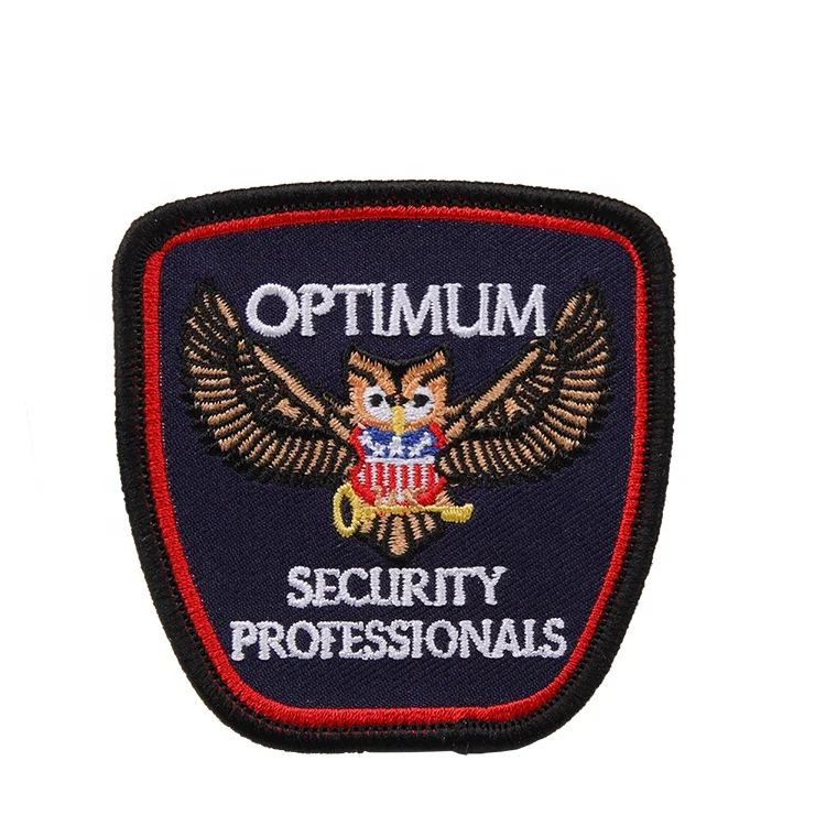 Embroidery Badge Maker Design Custom Logo Embroidered Patches With Heat Seal