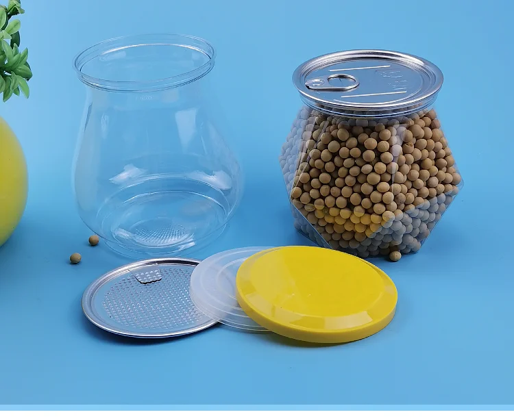 Non Spill 1460ml Plastic Food Jars Mag Snack Container