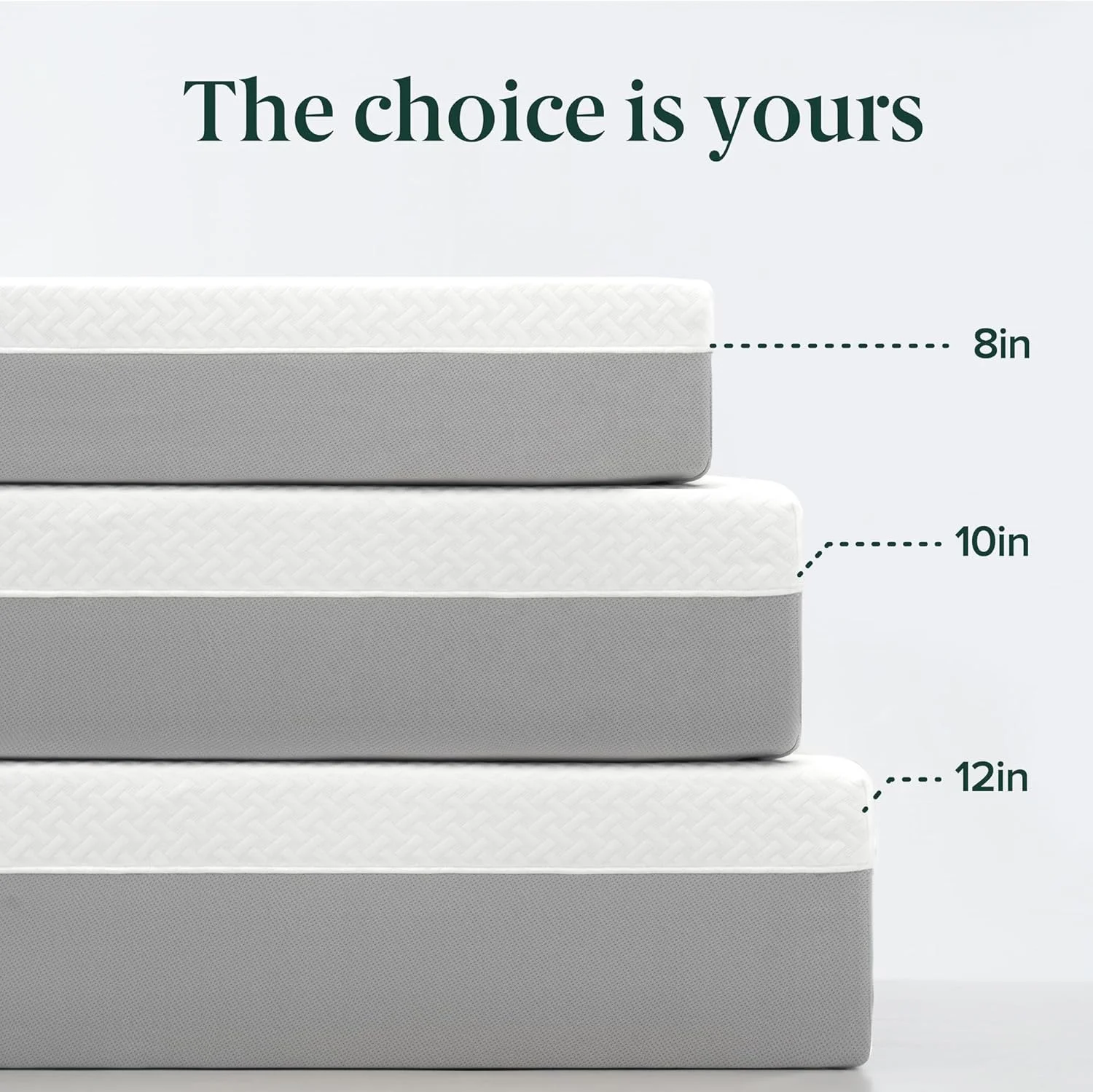 hypoallergenic skin friendly removable memory foam mattress cover-2