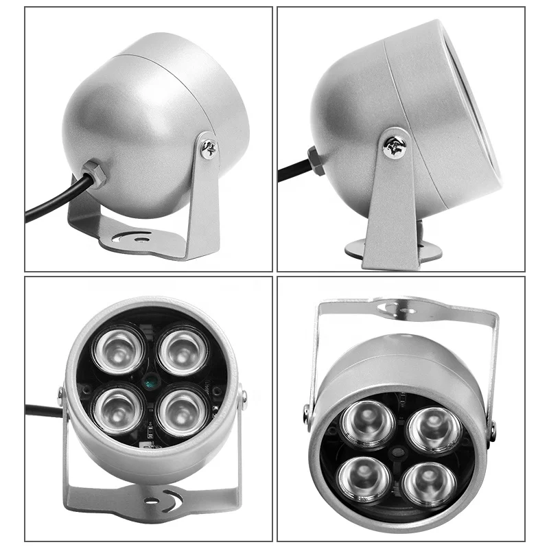 4-LED IR Illuminator 45 Degrees Night Vision Security Lights